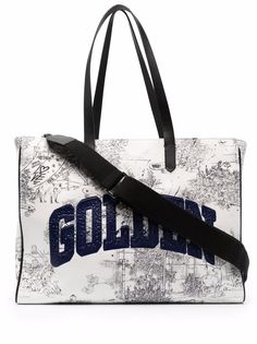 Golden Goose сумка-тоут с графичным принтом