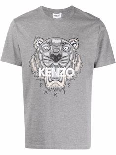 Kenzo футболка с принтом Tiger