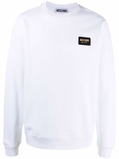 Moschino толстовка с длинными рукавами и логотипом