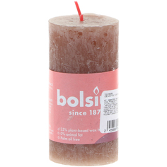 Декоративная свеча Bolsius Shine Замша 5х10 см