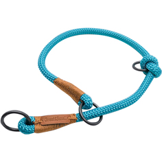Ошейник для собак GREAT&SMALL Rope 6 мм х 400 мм голубой