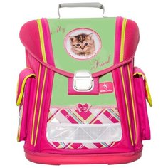 Belmil Ранец Sporty Cats (404-5/437), салатовый/розовый