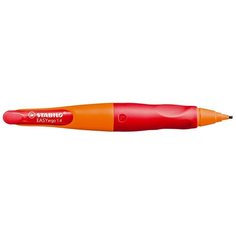 STABILO Механический карандаш Easyergo для левшей со сменными грифелями HB, 1.4 мм, 3 шт. оранжевый/красный