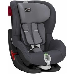 Автокресло группа 1 (9-18 кг) BRITAX ROMER King II LS, Storm Grey black series