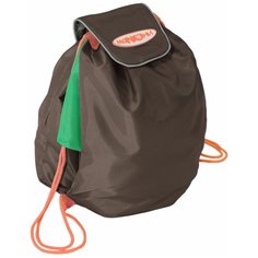 Manuni Мешок для обуви Всёвлезайка (МВ-01) шоколад-изумруд