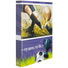 Action! Тетрадь "Футбол" AN 16089/5, клетка, 160 л., синий/зеленый