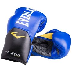 Боксерские перчатки Everlast Elite ProStyle синий 8 oz