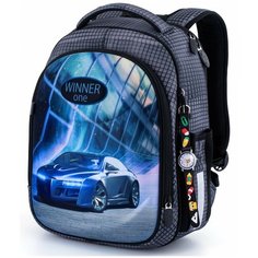 WINNER ONE Ранец 6016, серый