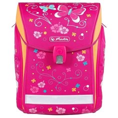 Herlitz Ранец New Midi Butterfly, розовый/оранжевый