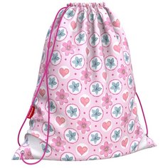 ErichKrause Мешок для обуви Pink Flowers (48266) розовый/белый/зеленый