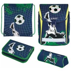 Herlitz Ранец New Midi Plus Kick It с наполнением, синий