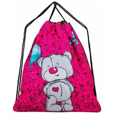 WINNER ONE Мешок для обуви (M-27) розовый/серый