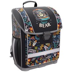 ErichKrause ранец ErgoLine Space Bear, черный