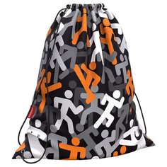 ErichKrause Мешок для обуви Walkers (49156) черный/серый/оранжевый