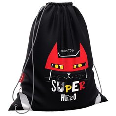 ErichKrause Мешок для обуви Super Hero (48584) черный/красный