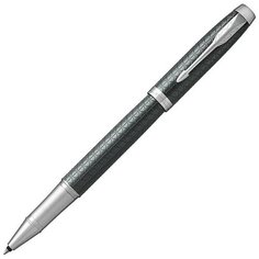 PARKER ручка-роллер IM Metal Premium T323, черный цвет чернил