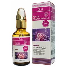 Премиальная ампульная сыворотка для лица с пептидами Ekel Peptide Premium Ampule, 30 гр