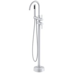 Смеситель напольный для ванны с душем Timo Saona 2300/16Y-CR белый