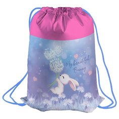 Berlingo Мешок для обуви Cute Bunny (MS09246) розовый/голубой