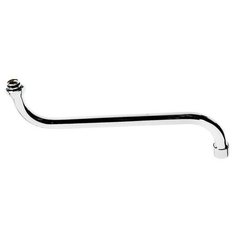 Излив для смесителя ZEIN, S-образный, сталь, 30 см, аэратор пластик, сетка металл 5149018