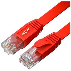 Патч-корд GCR RJ-45(M) - RJ-45 (M) (GCR-LNC65), красный, 15 м