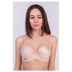 Бюстгальтер MILAVITSA Basic, размер 70F, нюд