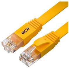 Патч-корд GCR RJ-45(M) - RJ-45 (M) (GCR-LNC65), желтый, 0.3 м