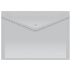 Berlingo Папка-конверт на кнопке A4, пластик 180 мкм, 10 штук бесцветный