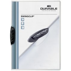 DURABLE Папка с клипом Swingclip A4, пластик черный 2