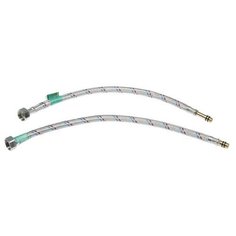 Подводка для воды LuazonAqua 3816822 гайка - штуцер М10х1/2 комплект 400 мм