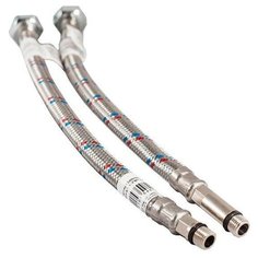 Подводка "MONOFLEX" для смесителя 100 см (пара), арт. MFLEX-SM-100, в индивидуальной упаковке