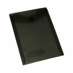 Папка-конверт COMIX BLAZE на кнопке А6 , цвет серый,12 шт