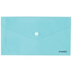 Axent 1414-09-A Папка-конверт на кнопке, DL, Pastelini, неомята Неомята
