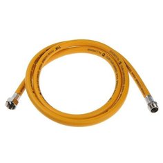 Подводка для газа TIM C-GP27-20, PVC, внутренняя/наружная резьба 1/2", с покрытием, 200 см 6755985