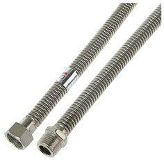 Подводка для газа сильфонная "СТМ" ГАЗ, внутренняя/наружная резьба 1/2", 120 см 3670587 CTM