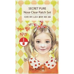 The Saem патчи для носа Secret Pure Nose Clear от черных точек, 8 шт.