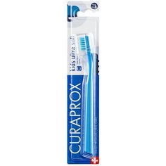 Детская зубная щетка Kids, синяя Curaprox