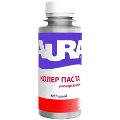 Колеровочная паста Aura универсальная №7 алый 0.1 л