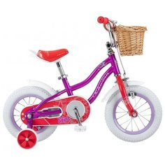 Детский велосипед Schwinn Elm 12 фиолетовый/белый (требует финальной сборки)