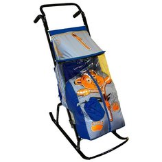 Санки-коляска RT Снегурочка 2-Р Медвежонок