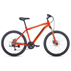 Велосипед FORWARD HARDI 26 2.1 disc (26" 21 ск. рост 18") 2020-2021, оранжевый/черный, RBKW1M66Q019