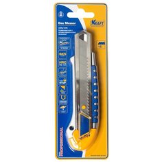 Нож профессиональный усиленный с автоматической фиксацией, 25 мм Kraft