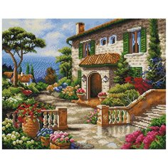 Алмазная мозаика ArtXobby GF3870, 40х50 см, на подрамнике, квадратные стразы, полная выкладка