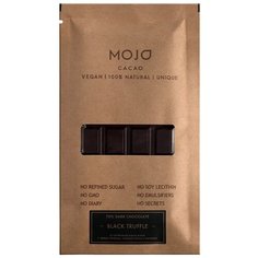 Шоколад Mojo Cacao "Black Truffle" горький с черным трюфелем, морской солью и тимьяном, 80 г