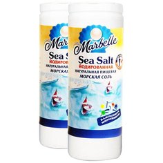 Marbelle Соль морская, йодированная, мелкая, 2 шт, 300 г