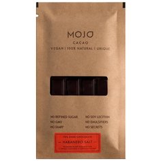 Шоколад Mojo Cacao "Habanero Salt" горький с перцем и морской солью, 80 г