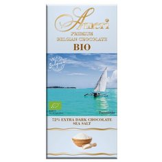 Шоколад Ameri Bio горький с морской солью 72%, 100 г
