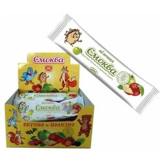 Смоква ЭКО пастила яблочная 20 шт. по 15 г