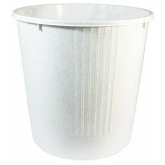 Корзина для мусора из полипропилена 13 л. ИТАЛИЯ. Цвет-белый (мраморный). Bagno & Associati