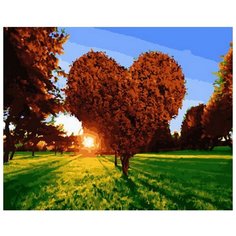 Картина по номерам на холсте 40*50 см Paintboy "Дерево влюбленных" (PB-GX29851)